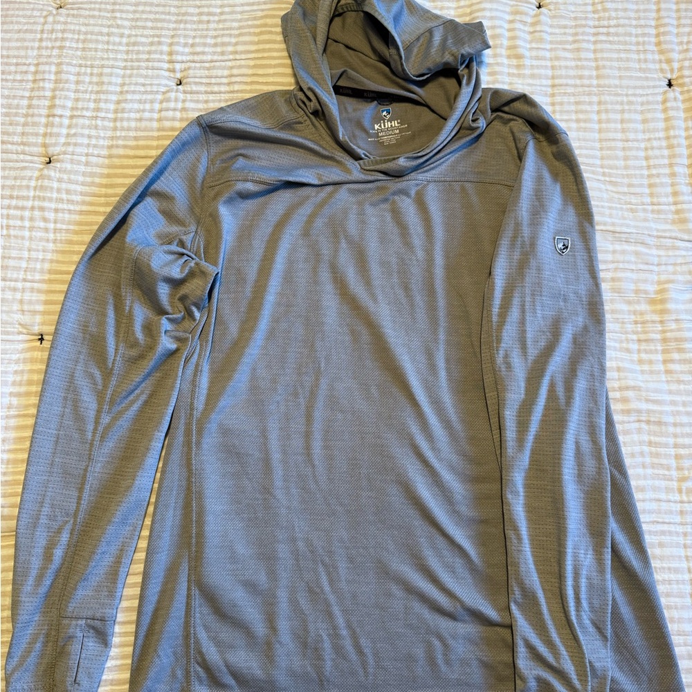 Kühl Gray Long Sleeve Sun Hoodie